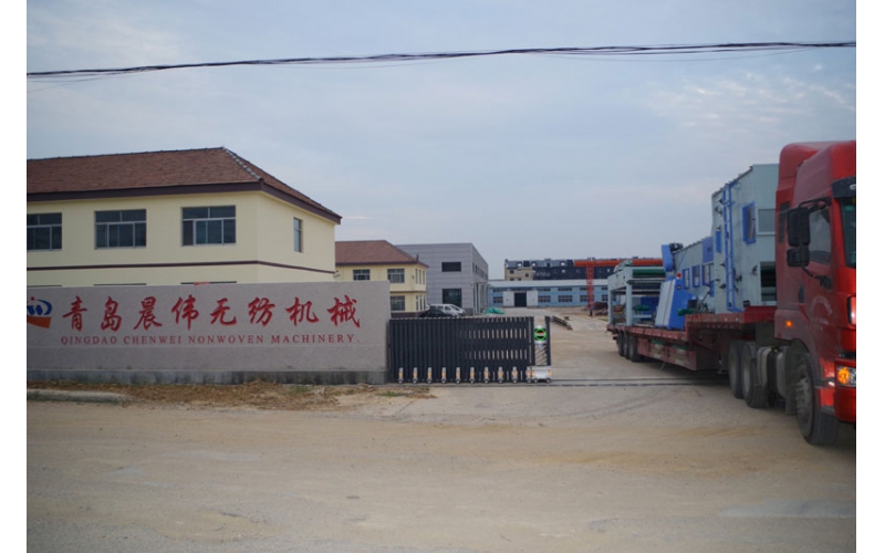 发往山东咏弦月卫生制品有限公司百洁布生产线